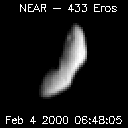 eros asteroid from near satellite