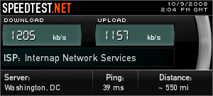 speed test over VPN